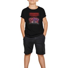 Stranger Things The New Siyah Çocuk Tişört