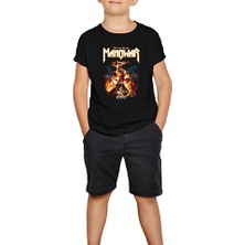Manowar Hell On Earth Siyah Çocuk Tişört