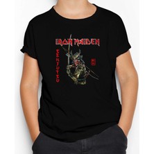 Iron Maiden Senjutsu Siyah Çocuk Tişört
