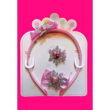 Elsa Tokalı Taçlı Set