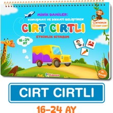 Minik Dahiler: Cırt Cırtlı Etkinlik Kitabı 16-24 Ay + Magnet Puzzle Taşıtları Tanıyalım Seti