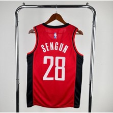 Houston Rockets 2025 Alperen Şengün Basketbol Forması (Red)