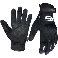 ForteGT 07 Softshell Eldiven Siyah