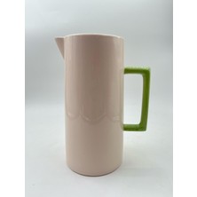 Kimya Ceramics Handmade Seramik Sürahi(Çiçekli)