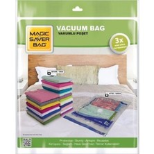 Mediterian 5’li vakumlu saklama poşeti seti 3L ve XXL, pratik ve kullanışlı çözüm