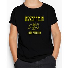 LED Zeppelin Angel Siyah Çocuk Tişört