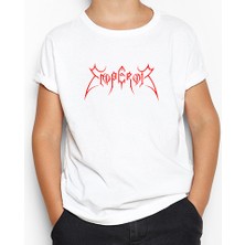 Emperor Logo Red Beyaz Çocuk Tişört