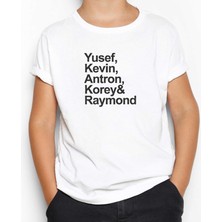 When They See Us Team Names Beyaz Çocuk Tişört