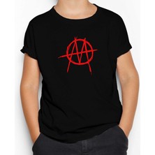 Marilyn Manson Ministry Red Logo Siyah Çocuk Tişört