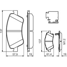 Mypart Toyota Corolla Ön Balata Takımı 2007-2014 04465-02200