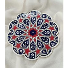 Nihale Çini Seramik Çaydanlık Tencere Tava Altlığı Çapı 18