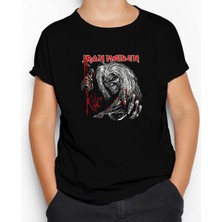 Iron Maiden Scary Zombie Siyah Çocuk Tişört