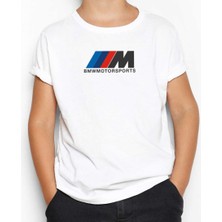 Bmw M Power Motorsport Beyaz Çocuk Tişört