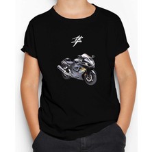 Suzuki Hayabusa Stompgrip Siyah Çocuk Tişört