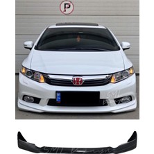 Honda Civic Fb7 (2012-2016) Modulo Ön Ek (Plastik) Boyasız Civic Fb7 Ön-Karlık-Ek-Bodykit-Lip