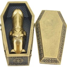Özel Üretim Hediyelik Şaka Eğlence Dekoratif Bereket Tanrısı Polyester Tabut Aksesuar 15*8 cm
