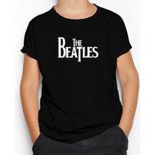 The Beatles Logo Siyah Çocuk Tişört
