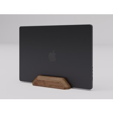 Doğal Ahşap Dikey Laptop Tutucu