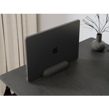 Doğal Ahşap Dikey Laptop Tutucu