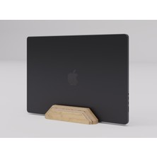 Doğal Ahşap Dikey Laptop Tutucu