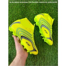 Yusufshoes Lion Boğazlı Çocuk Yetişkin Çoraplı Halı Saha Futbol Ayakkabısı