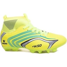 Yusufshoes Lion Boğazlı Çocuk Yetişkin Çoraplı Halı Saha Futbol Ayakkabısı