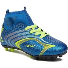 Yusufshoes Lion Boğazlı Çocuk Yetişkin Çoraplı Halı Saha Futbol Ayakkabısı