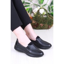 Mehmet Mete 32028 Anatomik Hafif Rahat  Deri Kadın Ayakkabı