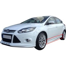 Ford Focus Uyumlu 3 Hatchback - Sedan (2012 - 2015) Yan Marşpiyel Seti (Plastik)