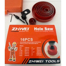 Zhweı Panç Delik Açma - Bilenmiş Set 16 Parça