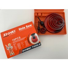 Zhweı Panç Delik Açma - Bilenmiş Set 16 Parça
