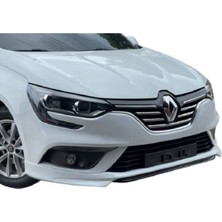 Renault Megane 4 Hb Uyumlu Plastik Boyasız Ön Tampon Altı Karlık-Ek