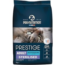 Pro Nutrition Prestige Kedi Yetişkin Sterilize Balık 2kg
