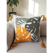 Punch Panç Kırlent Kılıfı 40 x 40  cm  Tekli Püsküllü