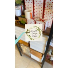 Yenidoğan Çikolata Etiketi 3,5x3,5 cm 70 Adet Kişiye Özel - Arletikettasarım