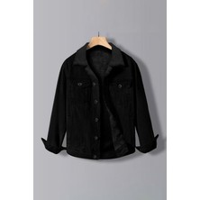 Erkek Içi Kürklü Kot Ceket Slim Fit