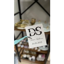 Söz, Kına, Nişan Kolonya Şişe Etiketi 3x4 cm 72 Adet - Arletikettasarım