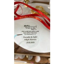 Şeffaf Etiket Bakara Suresi  4x5 cm 42  Adet Söz,kına,nişan,düğün - Arletikettasarım