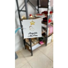 Yenidoğan Çikolata Etiketi 3,5x3,5 cm 70 Adet Kişiye Özel - Arletikettasarım