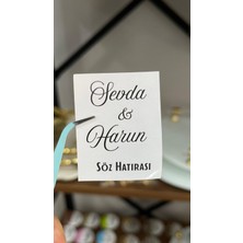 Söz, Kına, Nişan, Çikolata Etiketi 3,5x3,5 cm 70 Adet - Arletikettasarım