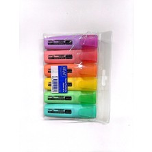 Südor Desenli Sekreterlik-Fosforlu Kalem Pastel 6 Renk-Yapışkanlı Not Kağıdı 100 Lü-Set 12