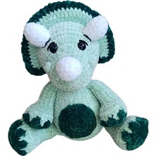 Elimin Emekleri Amigurumi Dinozor Oyuncak / El Yapımı/ Kadife Oyuncak / Peluş Amigurumi