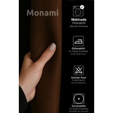 Monami Lüks Lacivert Elegance Işık Geçirmez Karartma Perde