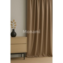 Monami Lüks Lacivert Elegance Işık Geçirmez Karartma Perde