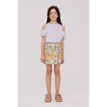 Bg Store Kız Çocuk Beyaz Bluz