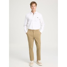 Wrangler Normal Bel Slim Fit Deve Tüyü Erkek Chino Pantolon WM01003211