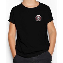 Jaguar Color Logo Siyah Çocuk Tişört