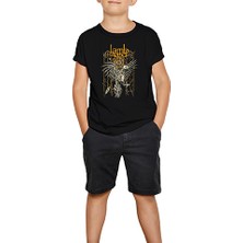 Lamb Of God 4 Papat Siyah Çocuk Tişört