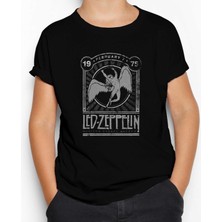 LED Zeppelin 1975 Siyah Çocuk Tişört