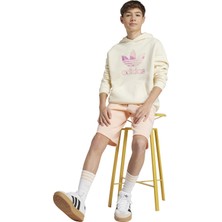 Adidas Baskılı Kız Çocuk Krem Sweatshırt JD2950-HOODIE